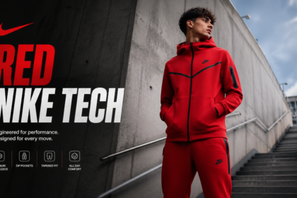 Red Nike Tech